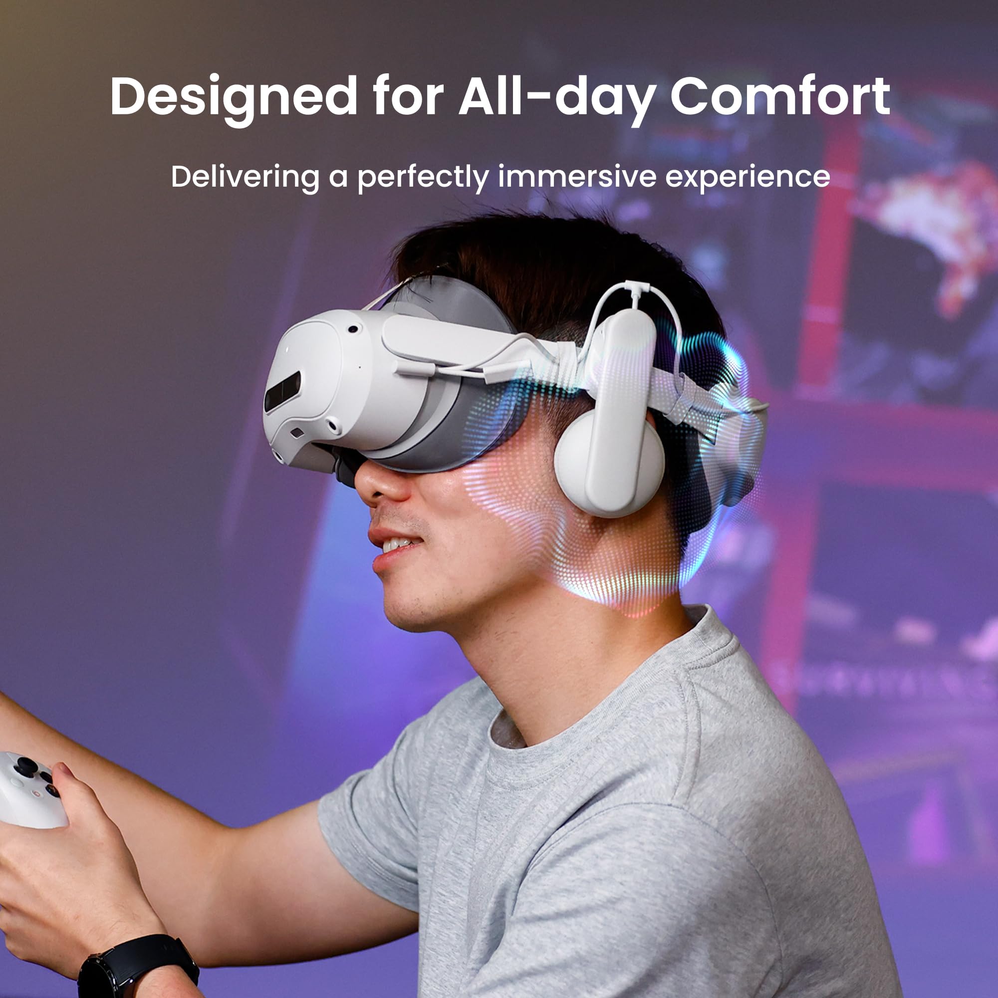 KIWI design A3 Słuchawki, Kompatybilne z Pico 4/Ultra/Ultra Enterprise