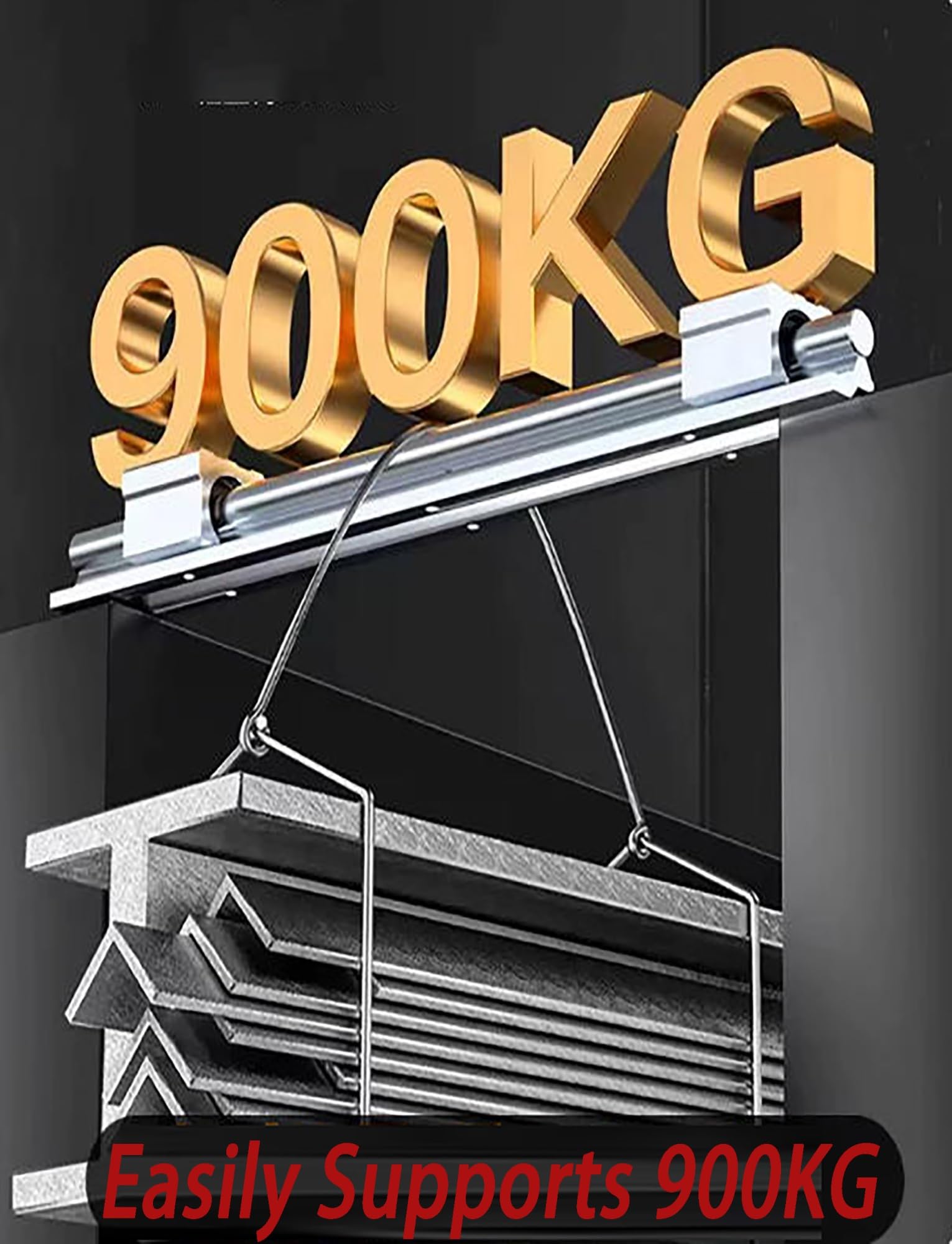 Zestaw szyn liniowych z 4 blokami, aluminiowa prowadnica wału okrągłego do obróbki drewna, piły stołowej, routera CNC, drukarki 3D (SBR20, 1,5 m)