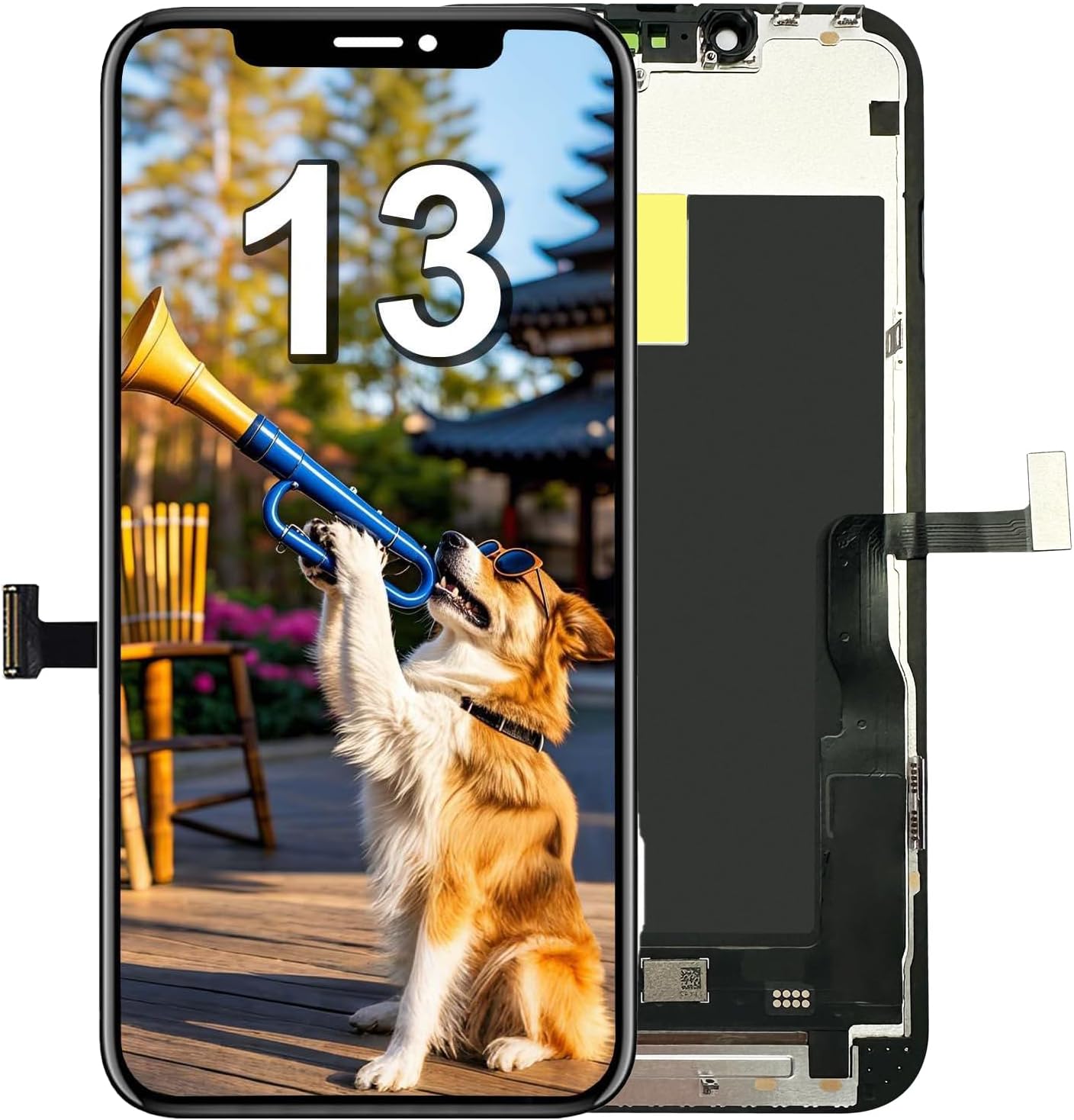 TSIOFO Écran pour iPhone 13 6,1 Pouces,LCD Display pour iPhone 13 Ecran