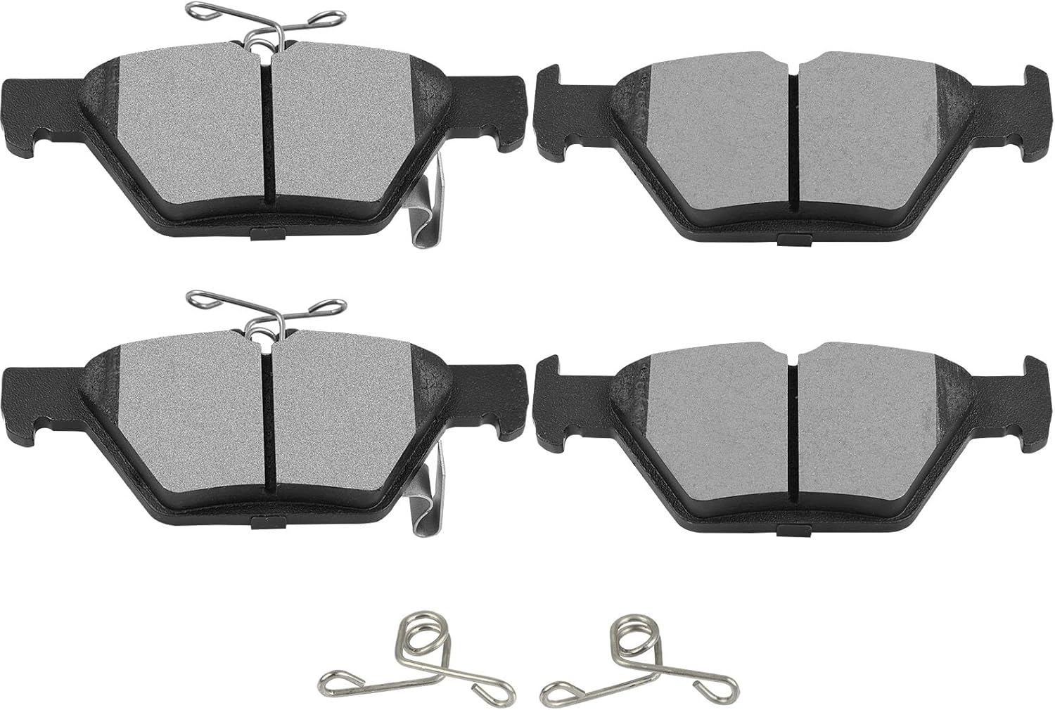 SCITOO Rear Disc Brake Pad Set 4PCS w/Hardware Fit For Subaru For Ascent/For Crosstrek/For Forester/For Legacy/For Outback/For WRX