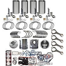 4BT3.9 Overhaul Rebuild Kit + 4 PCS Connecting Rod For Cummins Engine 4BT3.9 For CASE Loader 450C 455C 580SE 570LXT 580K 580L W11B 590SL 580SL 3907163