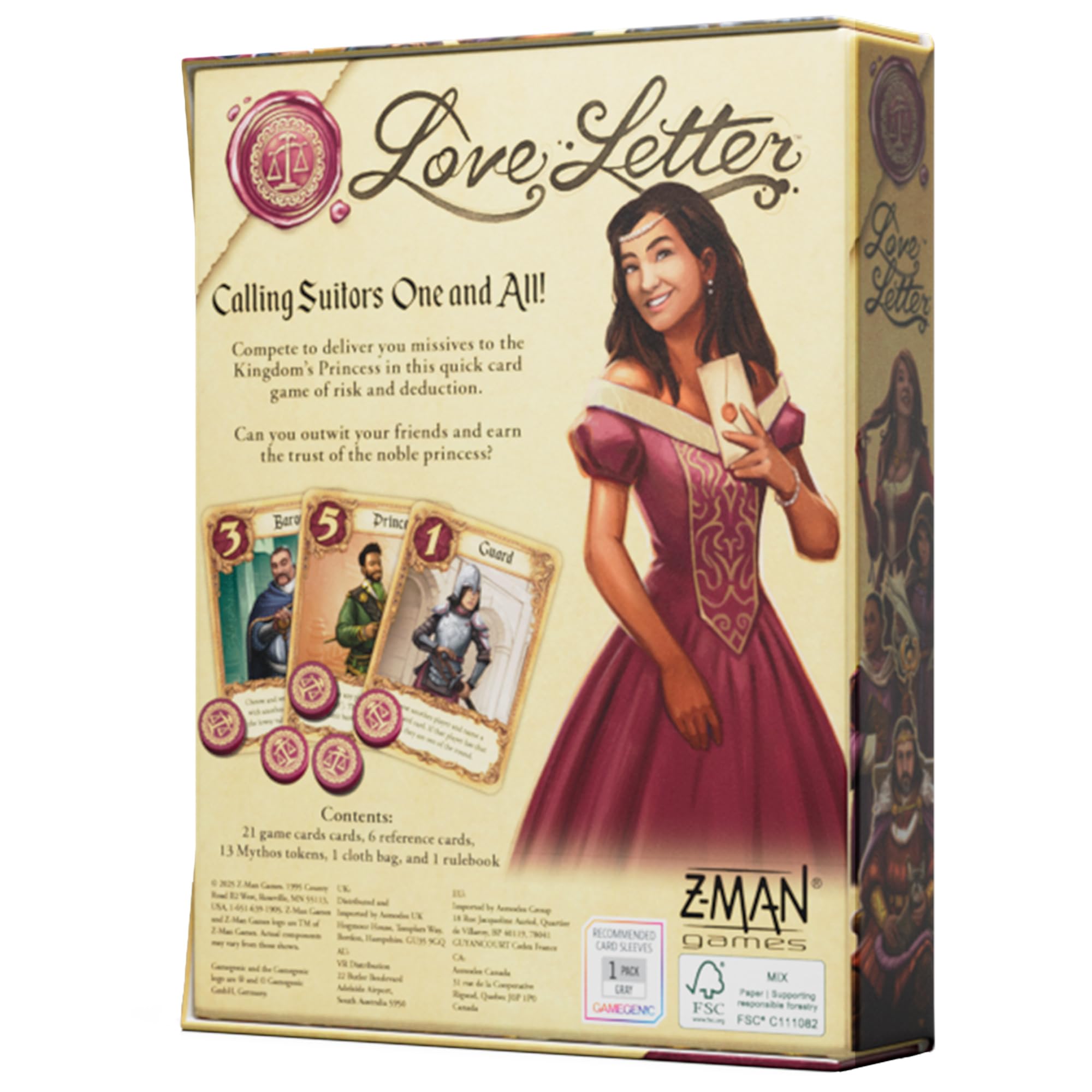 Asmodee Love Letter Classic Eco Box – Ansicht 2