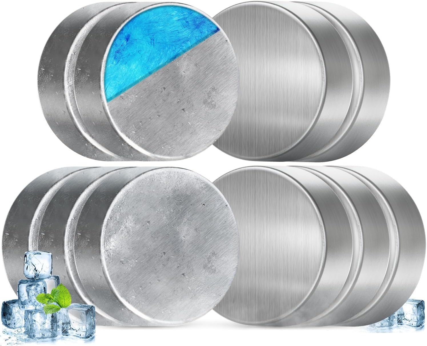 ステンレス製アイス保冷剤 驚異の保冷力で長時間持続 繰り返し使用可能