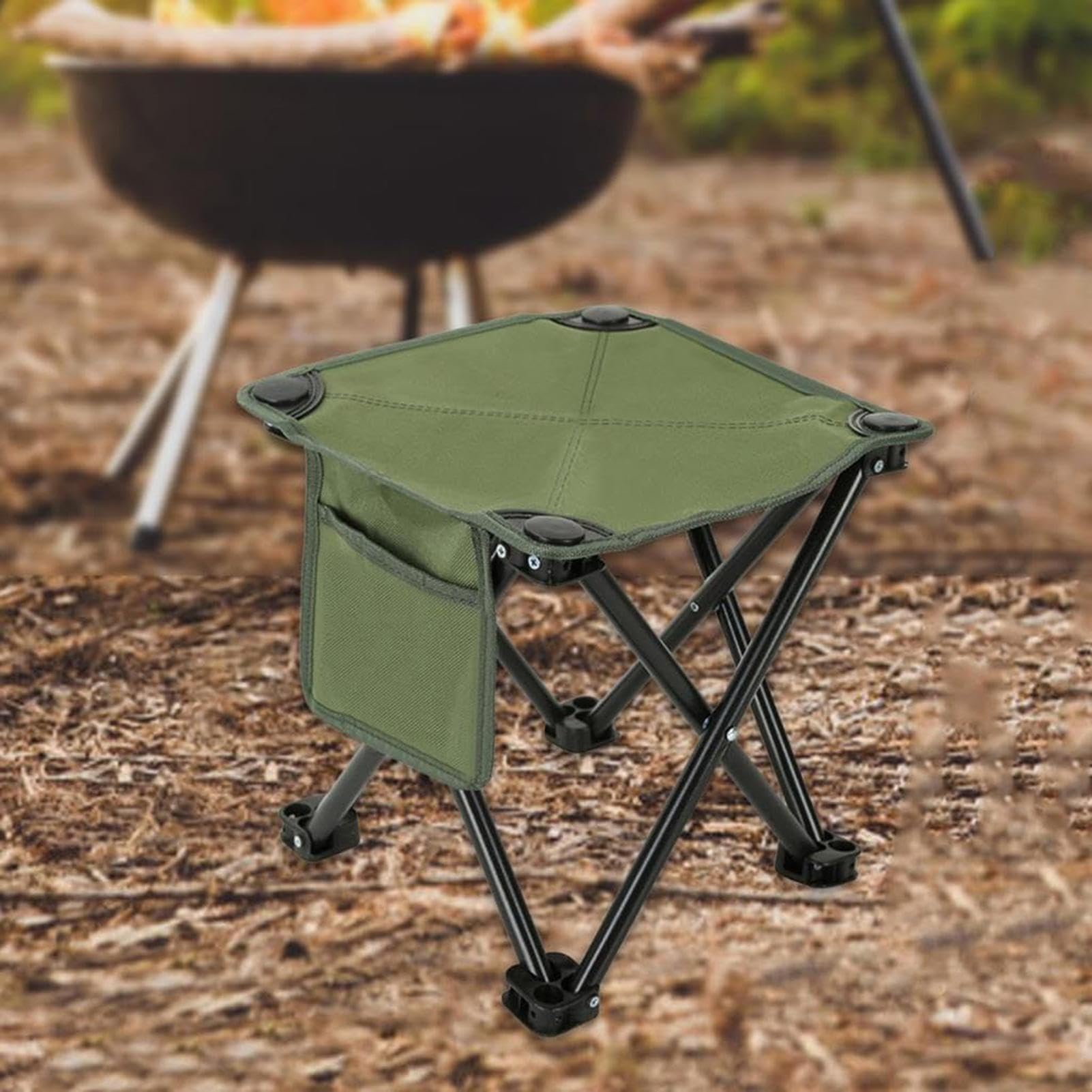 Sgabello Campeggio Pieghevole Traspirante Comodo Montaggio Rapido Compatto | Sgabelli Pieghevoli In Tessuto Oxford Per Adulti Pesca Escursionismo Giardinaggio Backpacking Viaggi Spiaggia