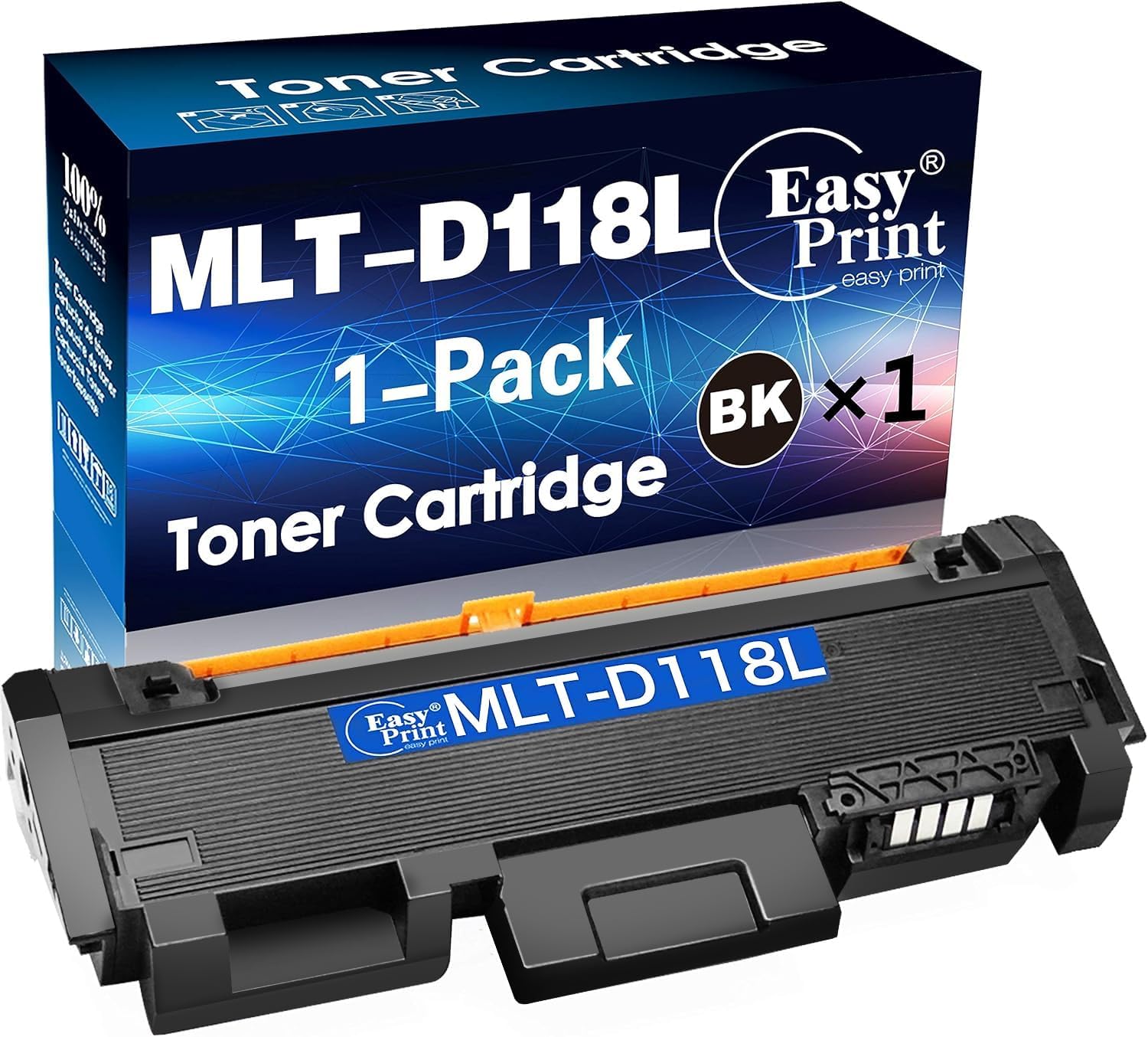 EASYPRINT Compatible Toner Cartridge Replacement for Samsung D118L Toner MLT-D118L MLT-D118S D118L D118S Compatible for Xpress M3015DW M3065FW Printer (1 Black)