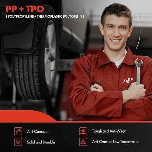 Miniatura 7 de A-Premium - 4 protectores contra salpicaduras con herrajes compatibles con Ford Bronco 2024-2021, 4 y 2 puertas - para base, Everglades, Raptor y