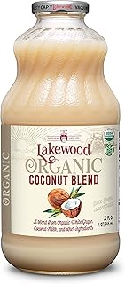 Lakewood Organic Coconut Juice, 32-Ounce Bottles (Pack of 6)