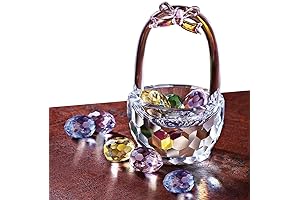 Bits and Pieces - Crystal Glass Easter Basket