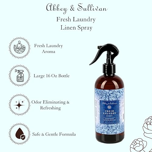 Miniatura 5 de Abbey & Sullivan Spray de lino, ropa fresca, 16 oz.
