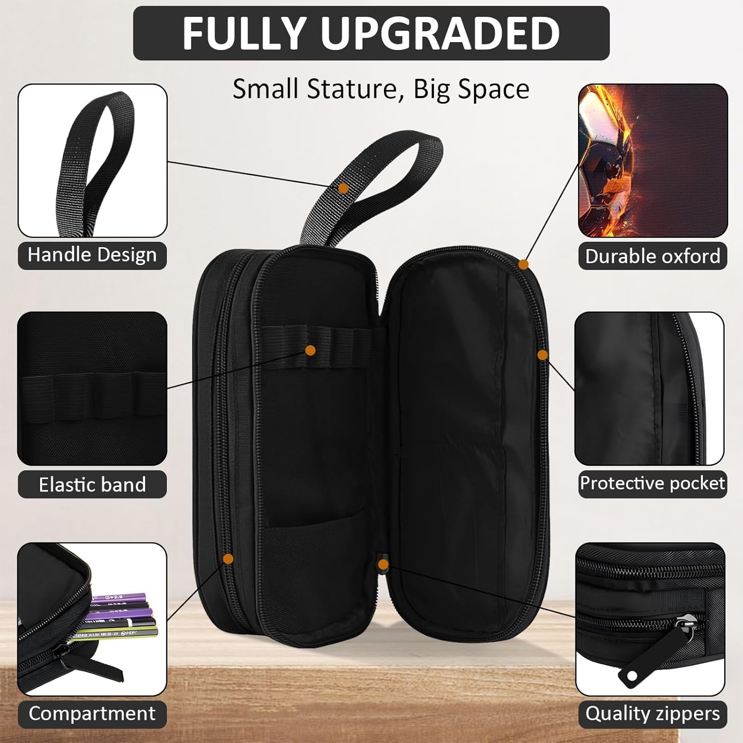 TILYTADLY School Backpack for Boys - 4pcs Soccer Boys Backpack with Lunch Box and Pencil Case for Kids Children Teens Elementary Middle School - Students Bag for Ages 6-18,17″Bookbag Travel Back Pack