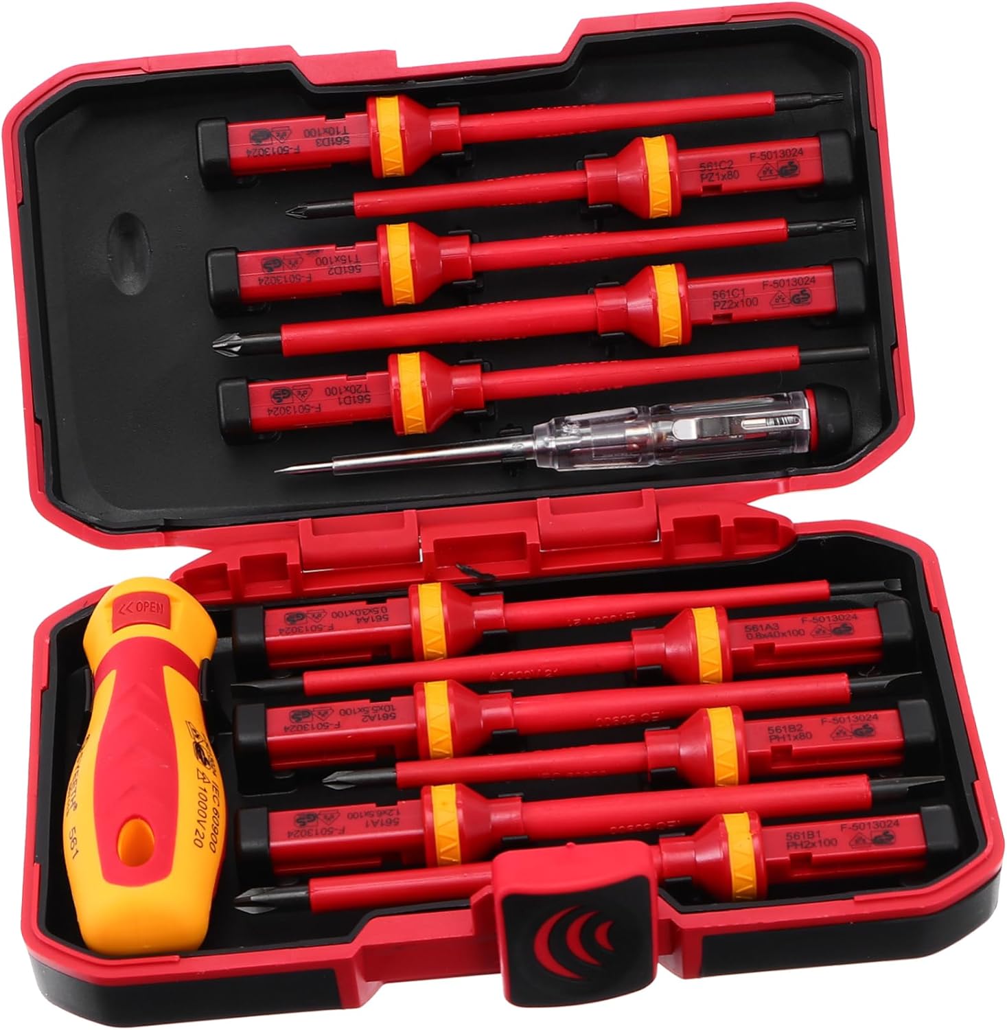 Gadpiparty 1set Precision Screwdriver Mobile Compact Tool Kit Various Bits for Electronics Tablets and Watches
