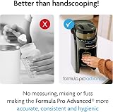 Baby Brezza Formula Pro Advanced Formula Dispenser Machine - Automatically Mix a Warm Formula Bottle Instantly - Easily Make Bottle with Automatic Powder Blending, Black - 6