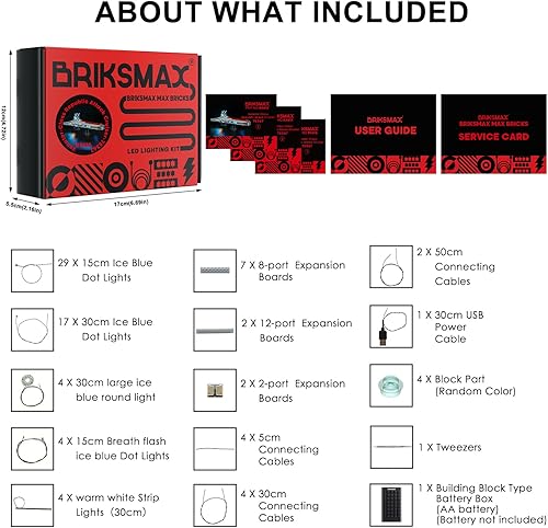 Miniatura 7 de BRIKSMAX Kit de iluminación LED para LEGO-75367 Venator-Class Republic Attack Cruiser - Compatible con Lego Star Wars Building Set- No incluye Lego