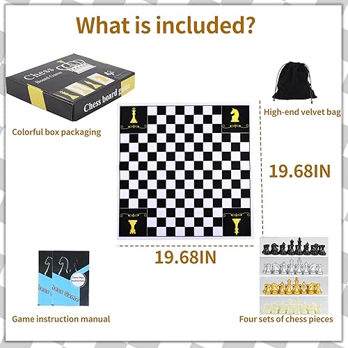 Miniatura 4 de Juego de mesa de ajedrez para 4 jugadores, juego de ajedrez para cuatro personas, juego de ajedrez único de equipo, material de alfombrilla de mouse