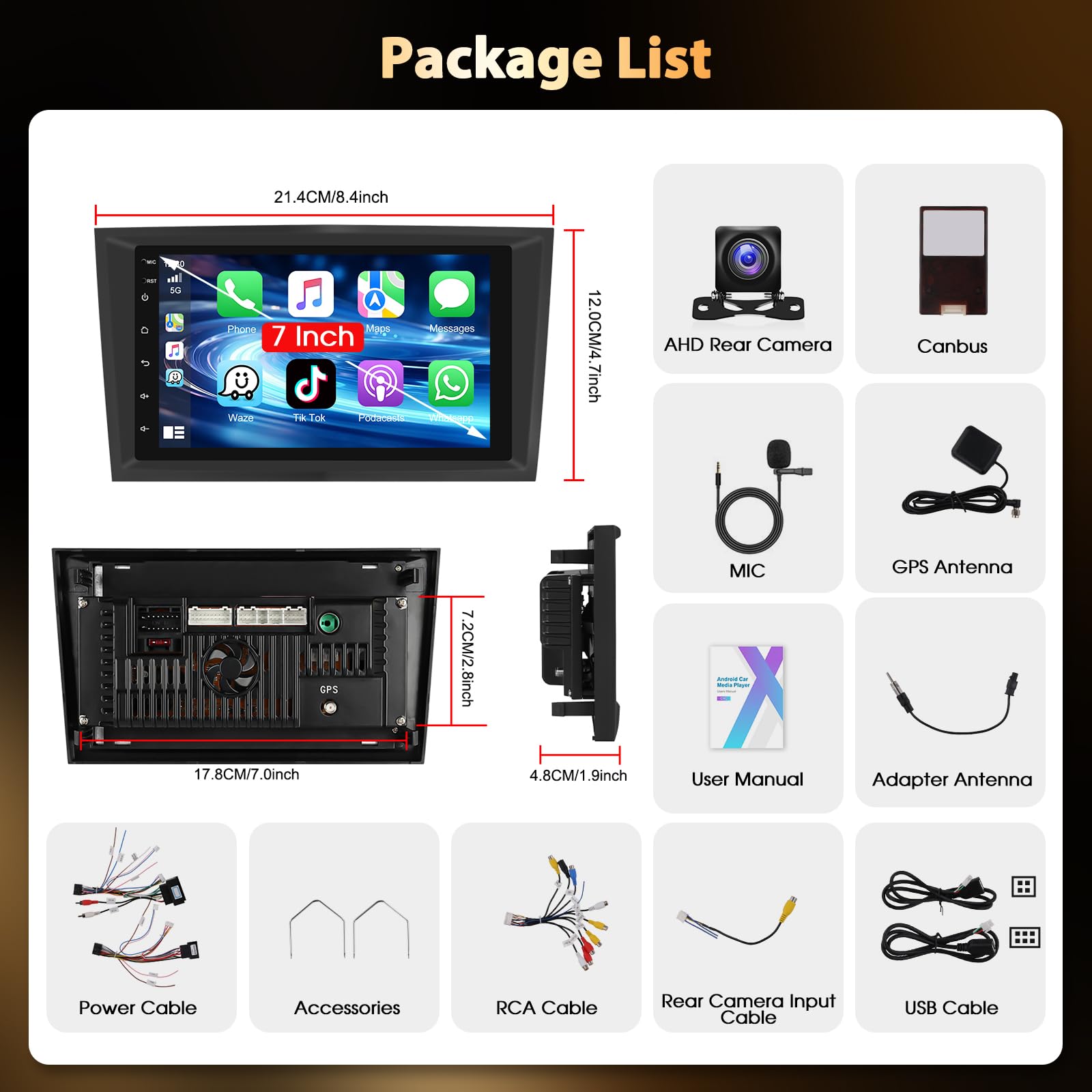 Autoradio Android 15 Motorsi per Opel Astra Antara Corsa Zafira Meriva Vivaro Combo Signum Tigra Twin Top, IOS Carplay 2+64G Anroid Auto Radio 2 Din Car Stereo con GPS WiFi EQ Bluetooth Obd2 DVR DAB+