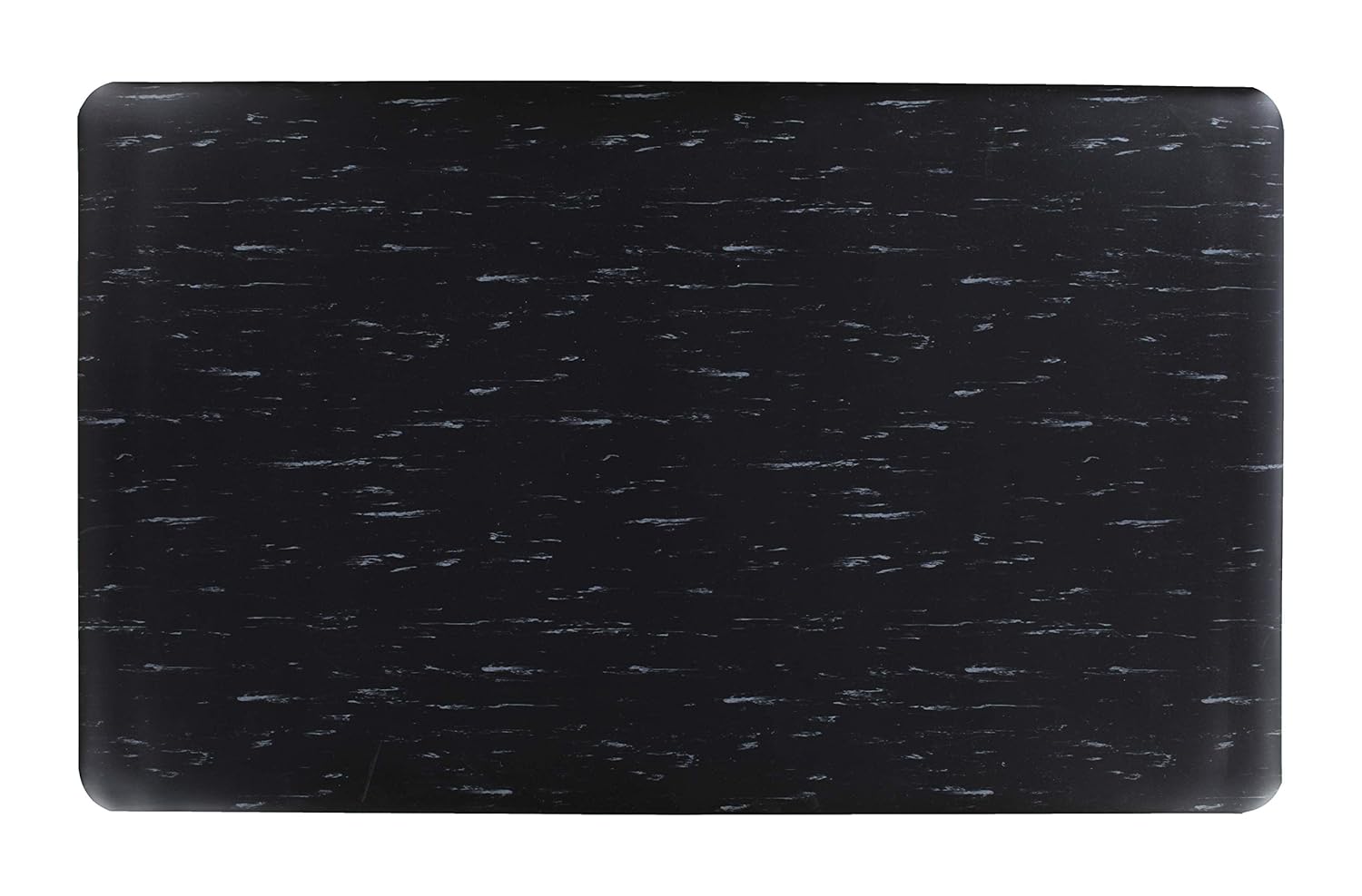 Guardian Marble Top Anti-Fatigue Floor Mat, Vinyl, 3'x5', Black, Black Marble (34366030CD)