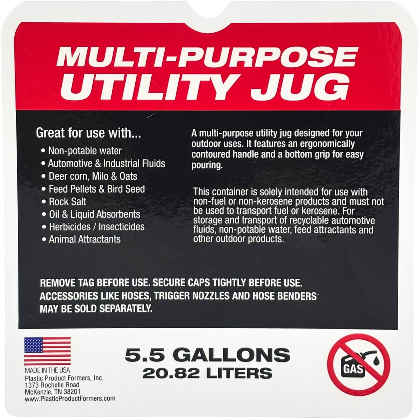 VP Racing Utility Container 5.5 Gallon - 4 Pack With 4 Deluxe Hoses and a Get Bent Hose Bender (Camo, 4 Pack)