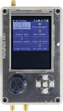 V1.8.0 Upgraded PortaPack H2 3.2 LCD Screen SDR Radio Kit Plastic Shell Finished 7 Antennas & USB Cable