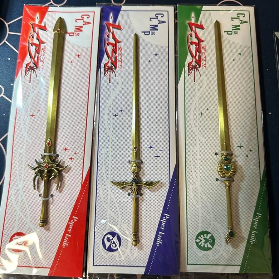 新品未開封 CLAMP展 魔法騎士レイアース ペーパーナイフ 全3本セット Amazon.co.jp: CLAMP展 後期 ペーパーナイフ 魔法騎士レイアース