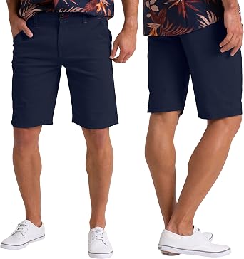 westAce Mens Stretch Chino Casual Slim Fit Golf Summer Beach Comfort Stretch Shorts Half Pants
