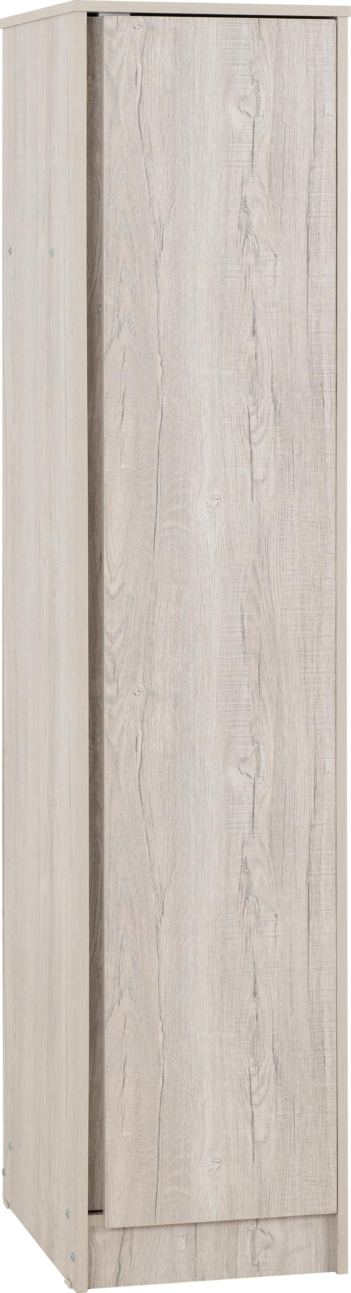 Seconique Malvern Single Door Wardrobe - Urban Snow