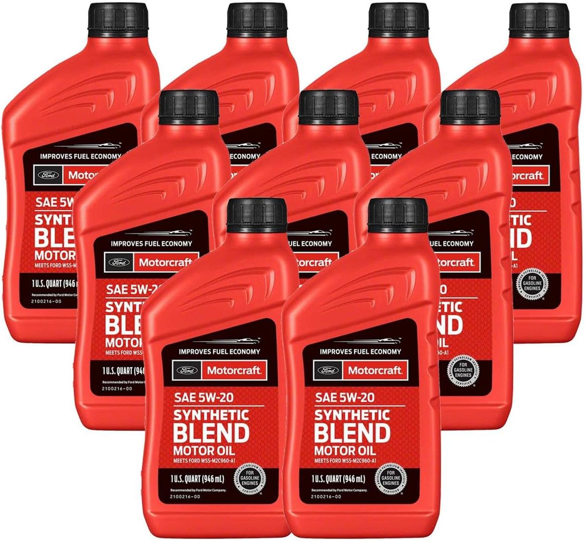 Genuine OEM Premium Synthetic Blend Motor Oil SAE 5W-20-9 Quart