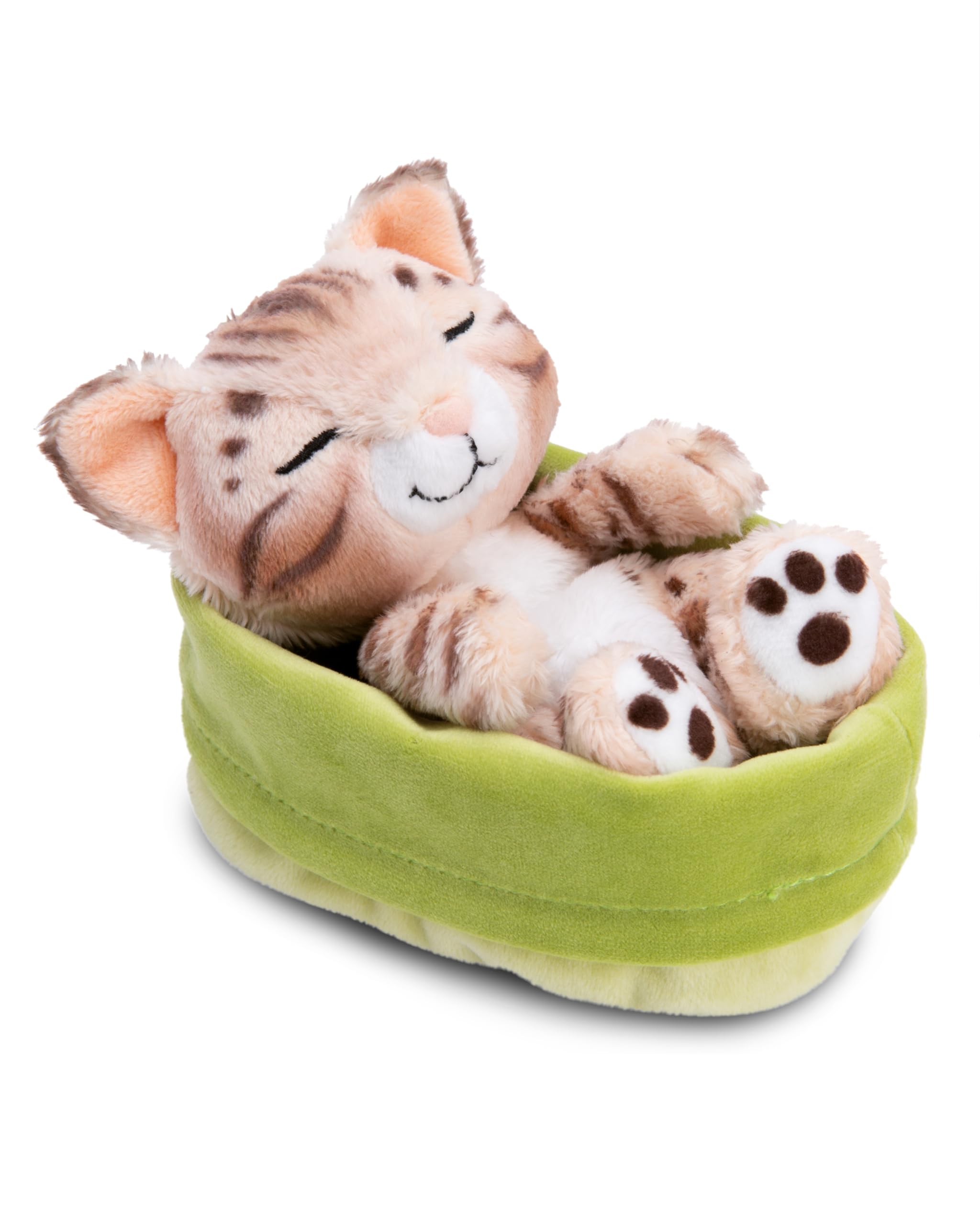 NICI Kuscheltier Katze Bengal, 12 cm, schlafend