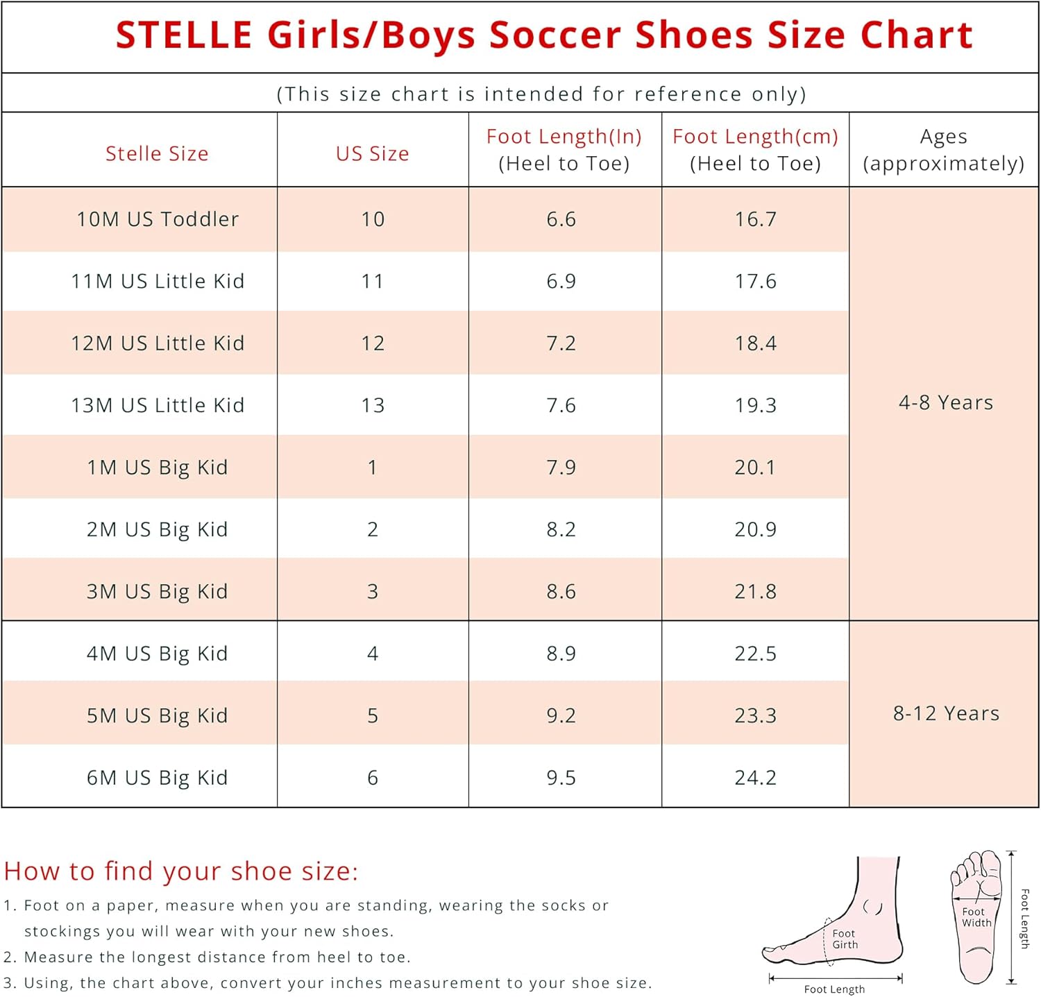 Stelle Kids Soccer Cleats Boys Girls Firm Ground Athletic Outdoor Football Soccer Shoes for Little/Big Kid - Image 7