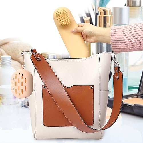 Miniatura 2 de Soporte de silicona para brochas de maquillaje, organizador de brochas de maquillaje de viaje con soporte para esponja de maquillaje, soporte para