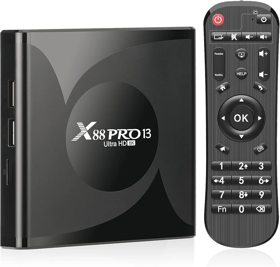Android 13.0 TV Box, 4GB 64GB Android TV Box, RK3528 Quad