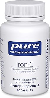 Pure EncapsulationsIron-C - Hypoallergenic Supplement Supports Optimal Muscle Function* - 60 Capsules