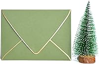 Vista 18 de Paquete de 50, tamaño A7, sobres gruesos de invitación de lujo de 5 x 7 pulgadas, para tarjetas de 5 x 7 pulgadas, autosellado, perfecto para bodas