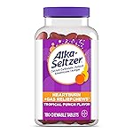 Alka-Seltzer Heartburn + Gas ReliefChews, Antacid + Antigas Chews for Fast Heartburn Relief, Gas, and Acid Indigestion Relief On the Go, 180 Ct