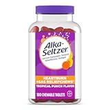 Alka-Seltzer Heartburn + Gas ReliefChews, Antacid + Antigas Chews for Fast Heartburn Relief, Gas, and Acid Indigestion Relief On the Go, 180 Ct