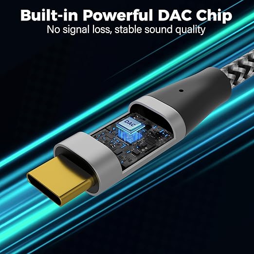 Cable USB C a 6.35mm TRS Estéreo 10 pies, Conable miniatura 6