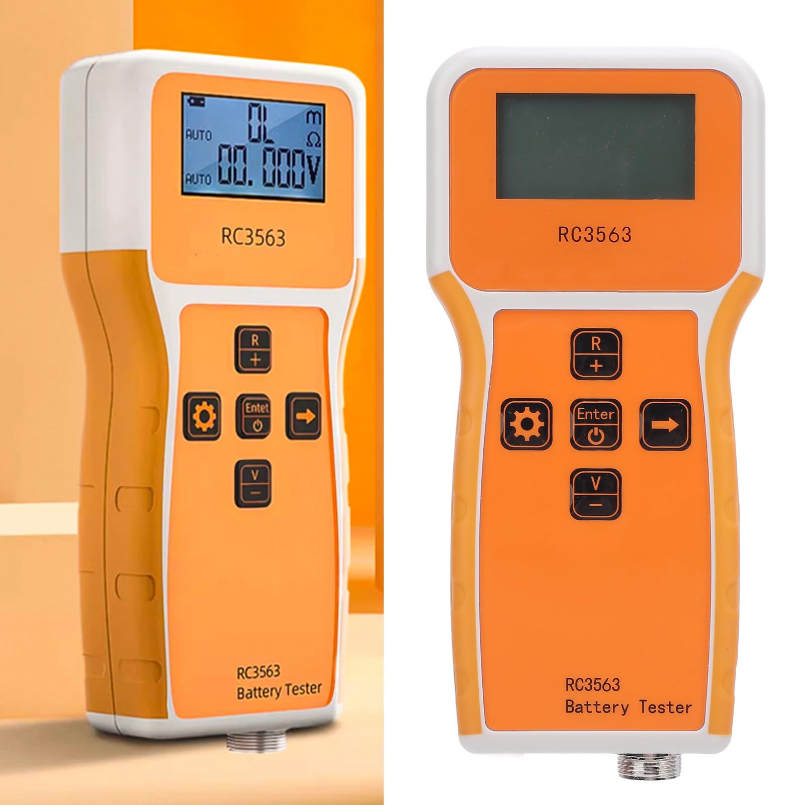 Bewinner Tester di Tensione e Resistenza Interna Batteria Portatile, 200Ω 100 V CC, Display Digitale Ad Alta Precisione, Misuratore di Impedenza CA Condensatore e Resistore, per Batterie LiFePO4 e