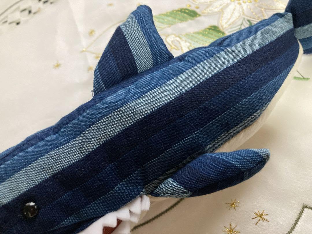 Amazon.co.jp: 伊勢内宮おかげ横丁土産 もめんや藍 サメの