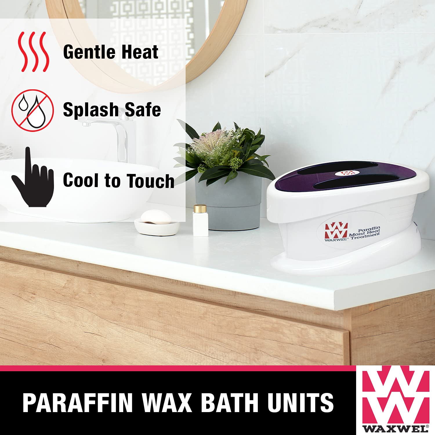 WaxWel - 11-1605 Waxwel Paraffin Wax Bath Unit w/Citrus Kit: Includes 6 lb Citrus Wax, 100 Liners, 1 Mitt, 1 Bootie: Industrial & Scientific