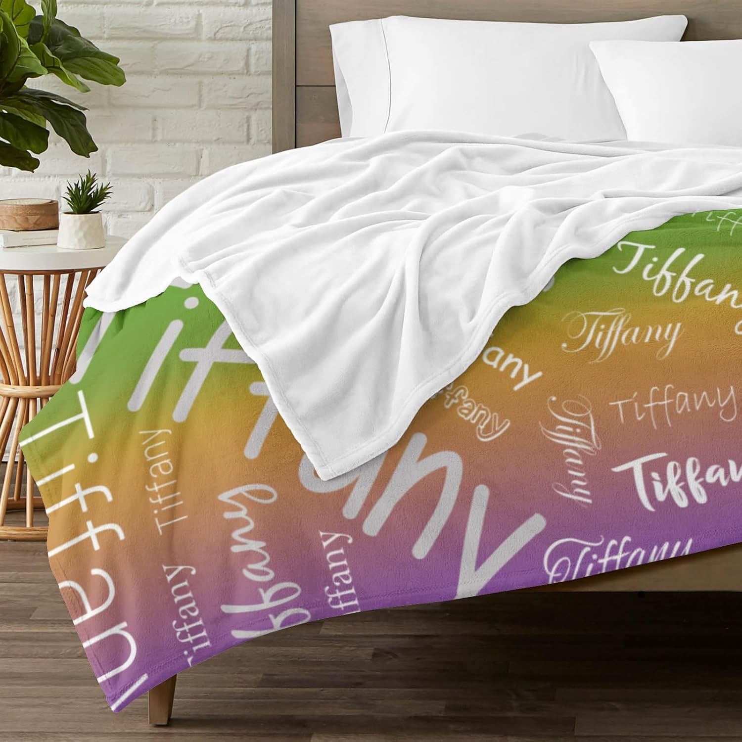 Personalized Blankets for Kids Teen Personalized Baby Blankets with Names Customized Flannel Throw Blanket with Text Custom Birthday Gifts for Women,Girl,Boy