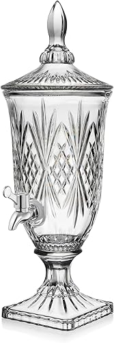 Miniatura 6 de Godinger Dispensador de Bebidas Heladas, Colección de Cristal Dublín - 1 Galón