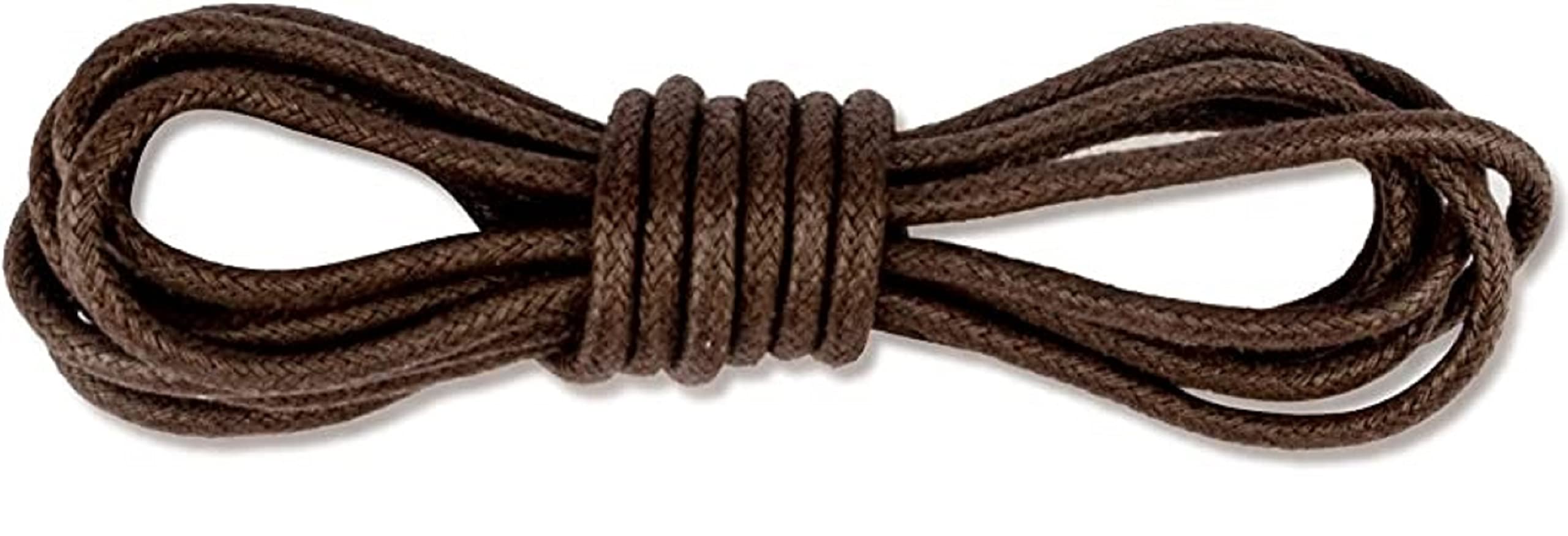 Waxed Cotton Thin Dress Round Shoelaces for Formal Shoe 2 MM Thick Formal Shoe Laces (Pack of 1, Dark Brown) (B0C5JM9CCQ) Amazon Price History, Amazon Price Tracker
