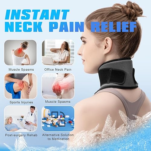 Miniatura 3 de Paquete de hielo para el cuello, reutilizable, suave, envoltura de gel para cuello, muelas del juicio, envoltura de la cabeza, paquete de hielo de