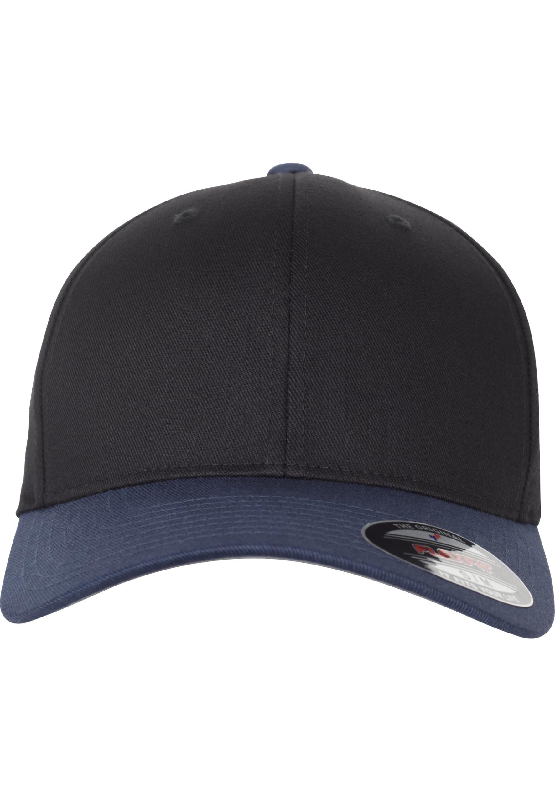 Flexfit Wooly Combed 2-Tone Cap, Blk/NVY, L/XL