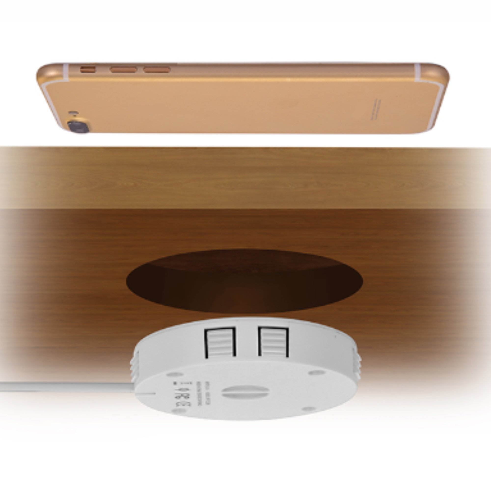 montaggio qi caricabatteria Fast Charge Wireless induction charge senza fili stazione di ricarica per smartphone e accessori