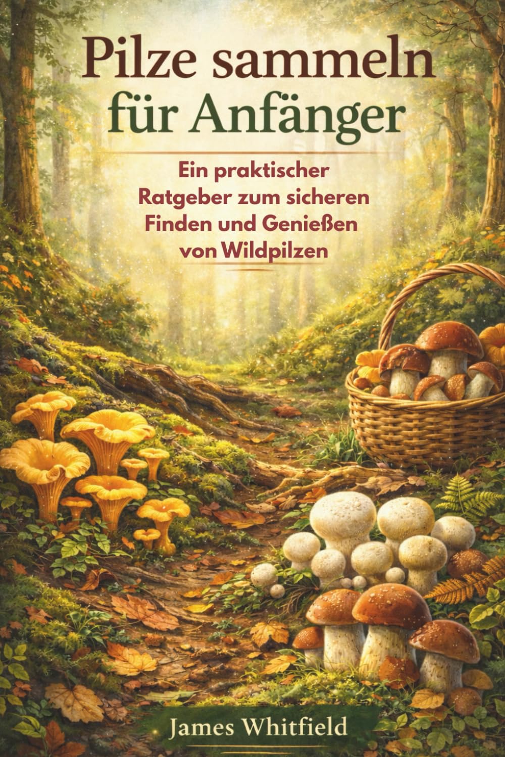 Pilze sammeln für Anfänger: Ein praktischer Ratgeber zum sicheren Finden, Bestimmen und Genießen von Wildpilzen