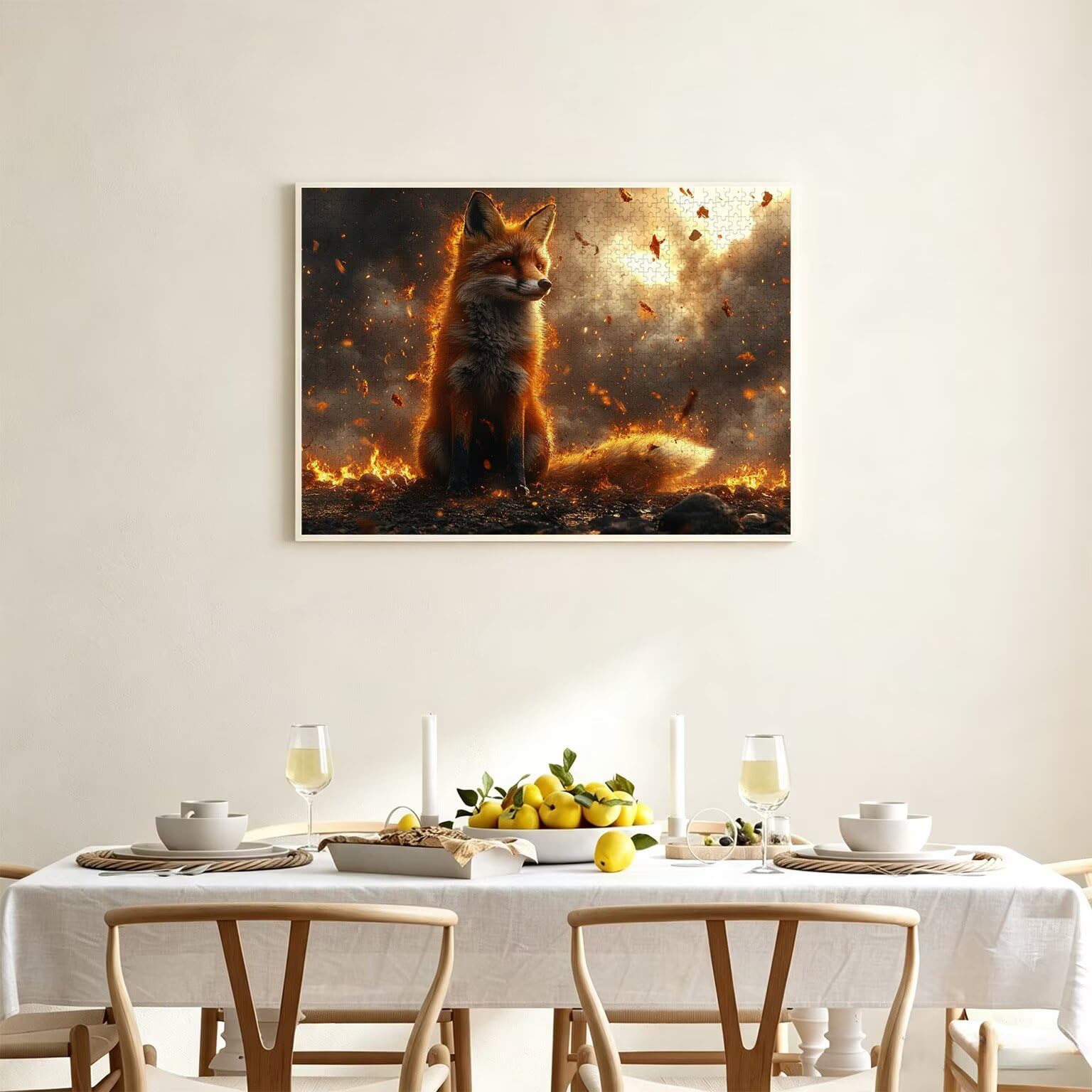Puzzle dla dorosłych 6000, Fox Flame, 179x105cm, n-224