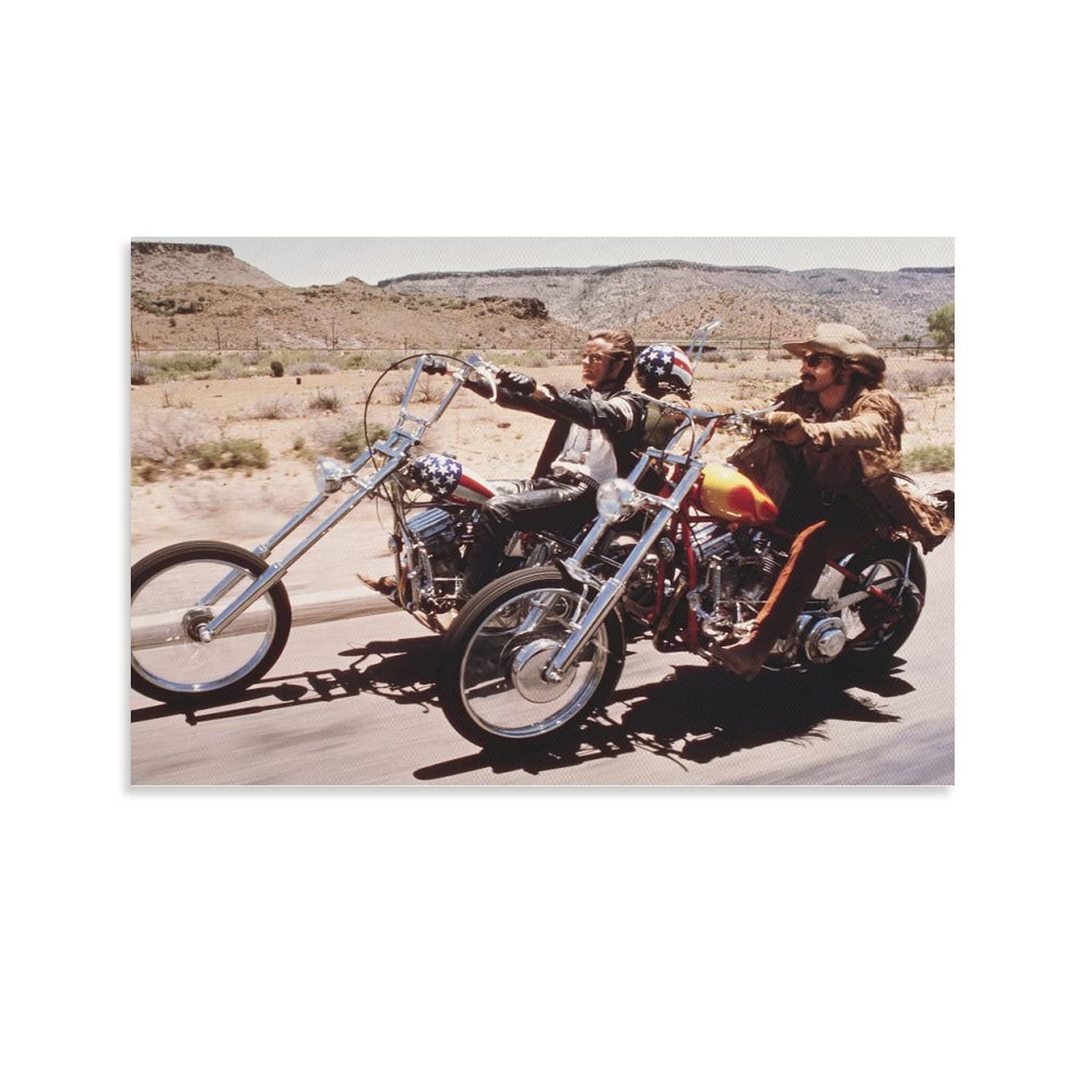 Easy Movie Posters Rider 60s Vintage Funny Cool Poster Guys Bedroom Decor Wall Art Paintings Canvas Wall Decor Home Decor Living Room Decor Aesthetic 16x24inch(40x60cm) Unframe-style