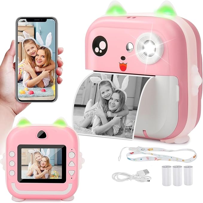 Buy Auslese® Instant Toddler Digital Print Camera with 1080P HD with 3