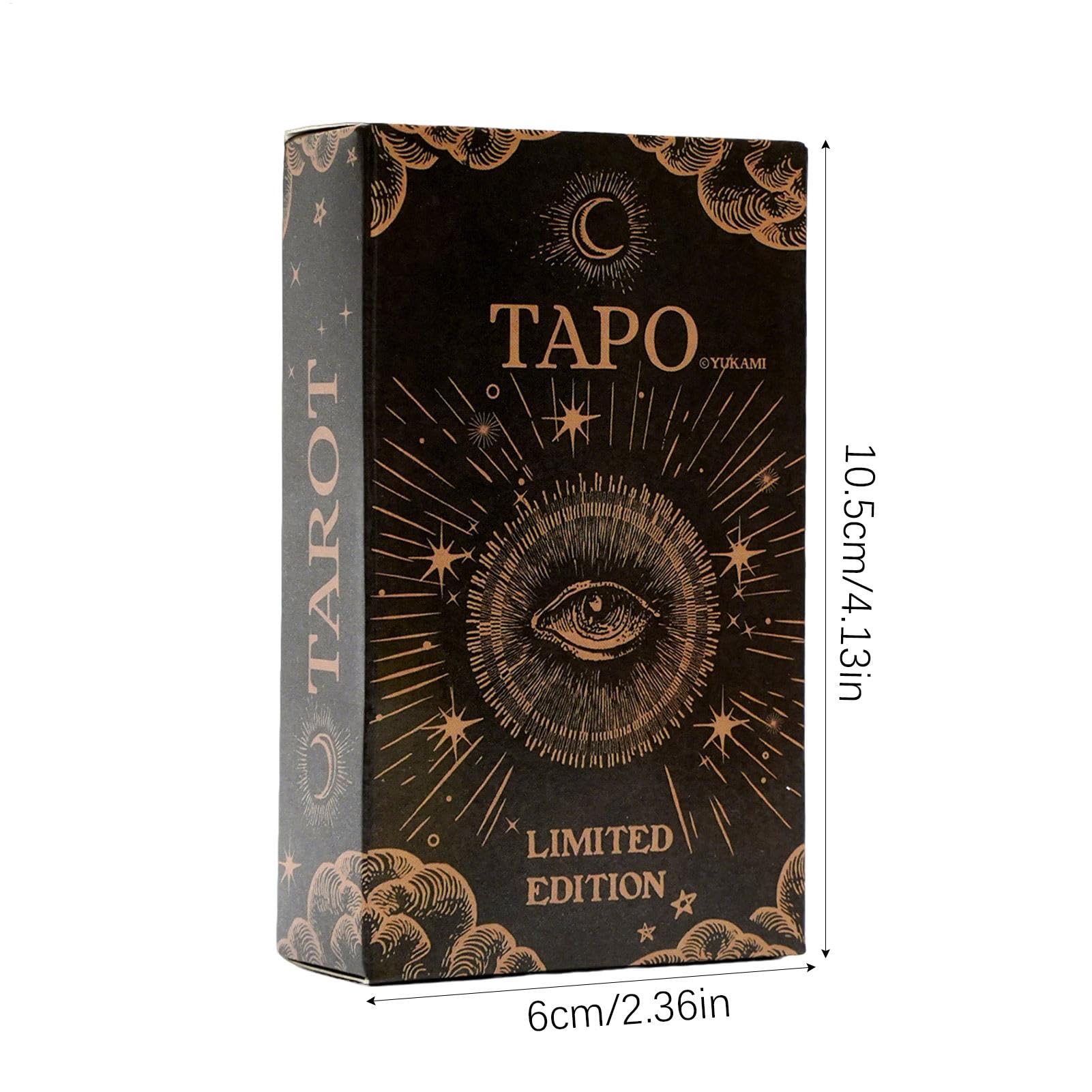 Tarocchi Divinazione, 78 fogli Oracle Inspiration Cards versione russa, psicologico, 10,5 x 6 cm, facile da usare, portatile per principianti ed esperti