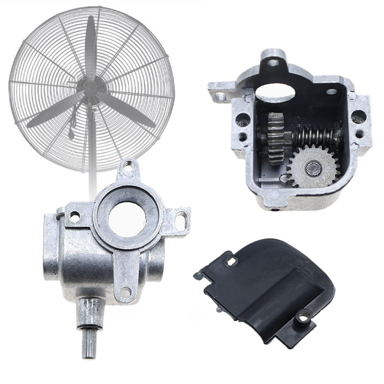 Perfeclan Engranaje de Ventilador eléctrico para ensamblaje 500/650/750 Construcción Robusta y eficiente Caja de Engranajes de oscilación de aleación de